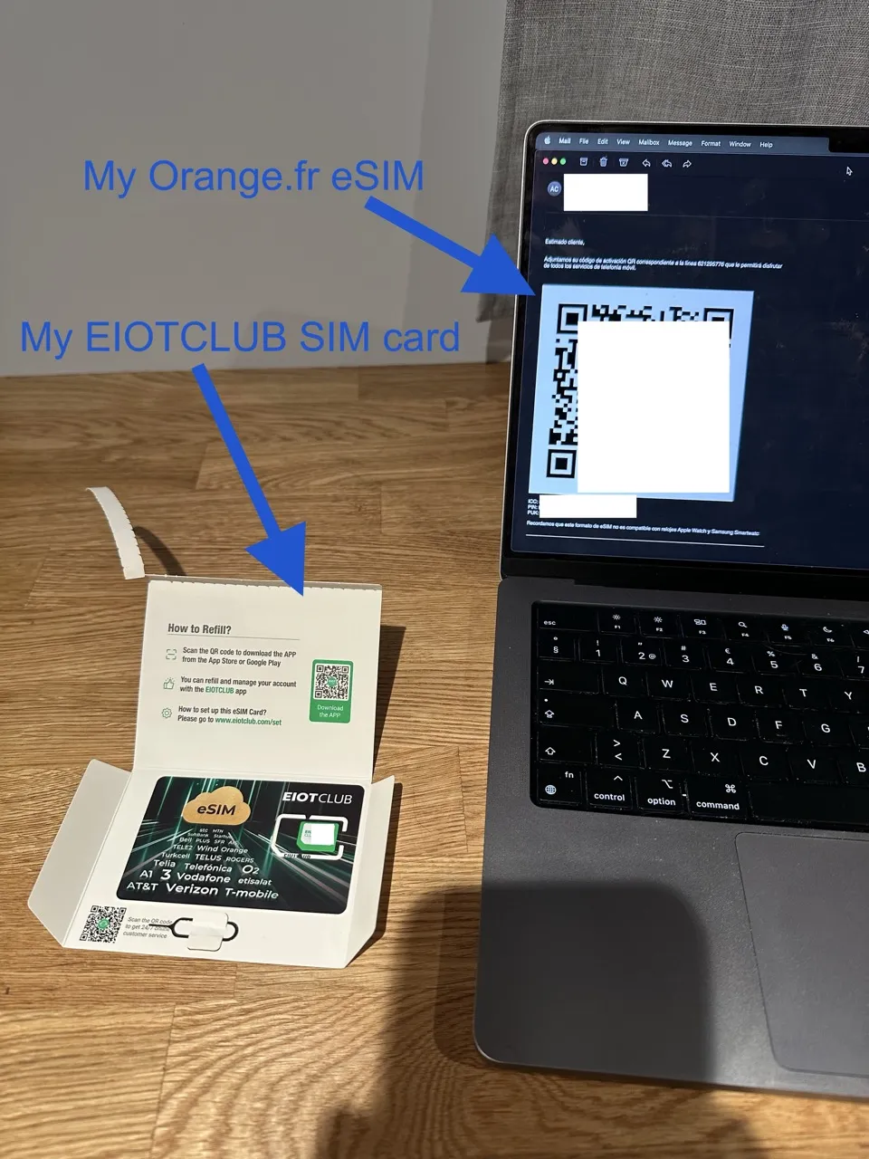 Converting my eSIM card into physical form 🧙♂️